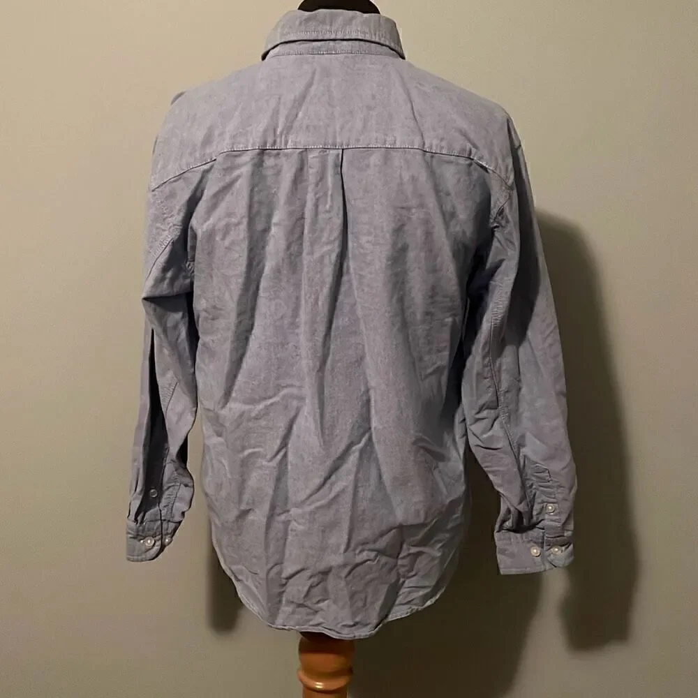 GAP Kid’s Blue Long Sleeve Authentic Oxford Button Down Shirt